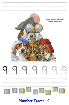 Dog Number Tracer Nine – Beagle Pirates  (Ship Ahoy!)